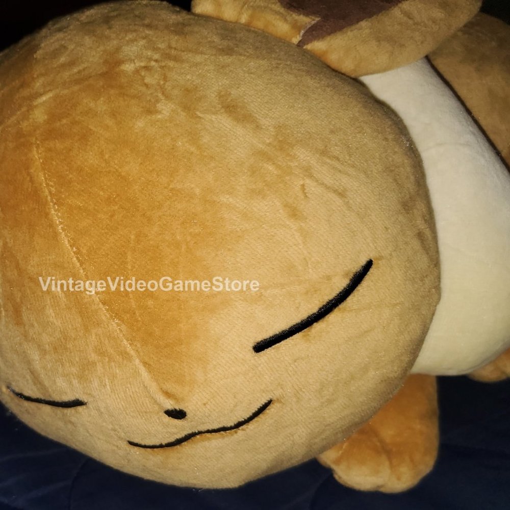Pokemon Center Sleeping Sleeper Plush Eevee Doll Stuffed Toy Authentic Tags New - Picture 7 of 16
